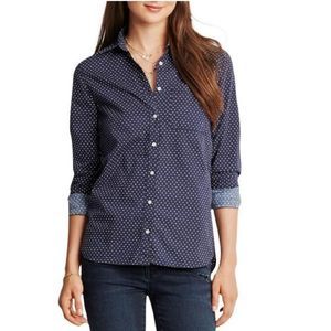 #G Prince & Fox Polka Dot Button Down Shirt xs